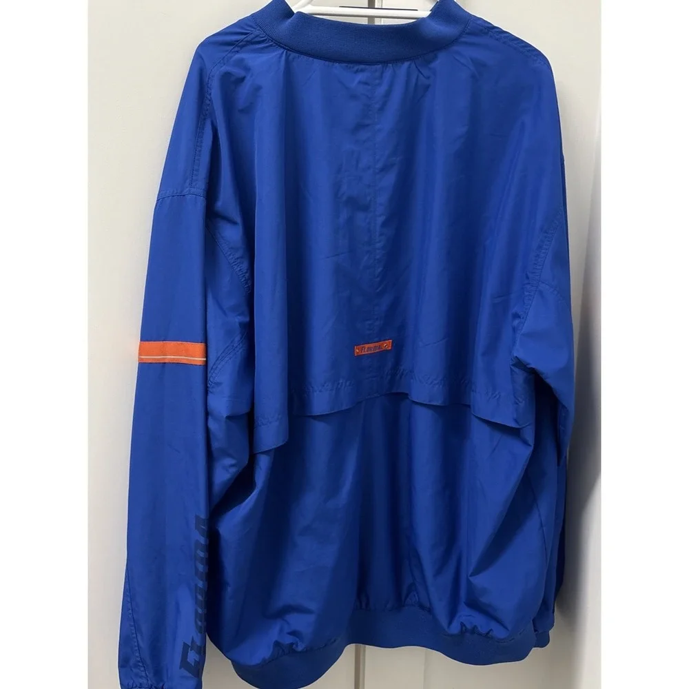 Nike Florida Gators Mens Size XXL Blue Windbreaker Pullover NCAA